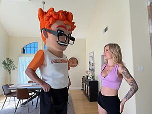 tantric yoga tease turns wild with kathryn mae's cowgirl riding and cumshot facial