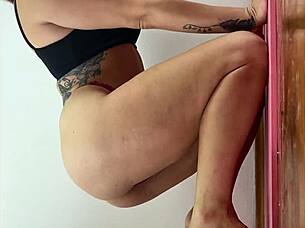 Redhead Latina Milf Camila Vegas Fingers to Gushing Orgasm Moans