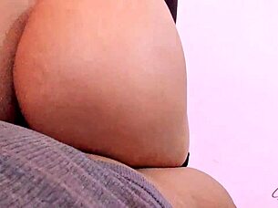 Stepsis Catches Jerk-Off Session And Joins For Tight Pussy Creampie Ride