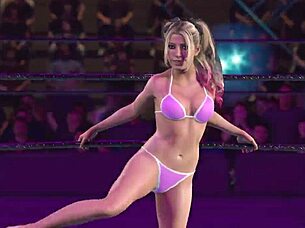 alexa bliss wwe bikini entrance showcase