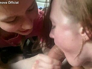 backseat bus ride turns into wild group anal cum swallowing orgy