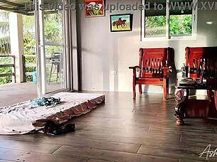 petite asian slut stretches tight holes soft and hardcore before massive face cum