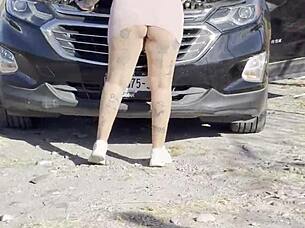 Stranded Latina Fucks Stranger on Highway for Help