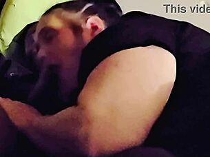 student earns deepthroat gumjobs from stepmom