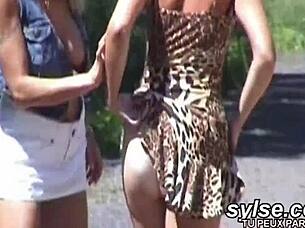 Nasty Lesbians Fuck in Forest