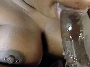 Pierced Boobs Suck Cock Deeper In Scorching Heat