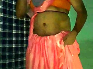 i can't stop dancing hot in saree feeling so sexy as shemale