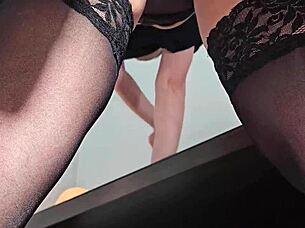 caught secretary porn-binging then fucked her hard