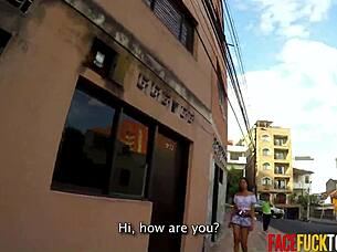 Just met this amateur Latina on street, she deep throats my BWC like a pro