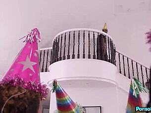 happy birthday teen, suck these huge black cocks now!