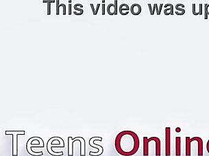 18yo cutie creampied hard on christmas by older stud