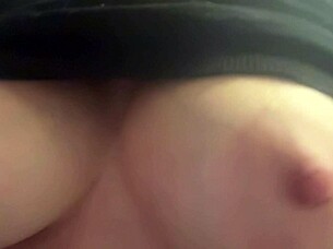 italian milf artemisia's big natural tits bounce juicily solo