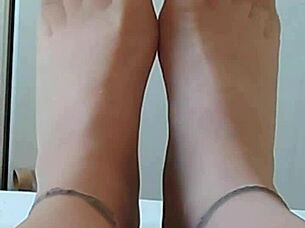 feet in pantyhose desperately seek a devoted lover's touch