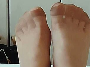 feet in pantyhose desperately seek a devoted lover's touch