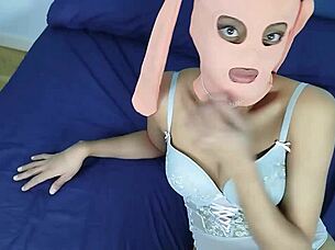 Latin BDSM Slave Begs for Anal Cum Slap