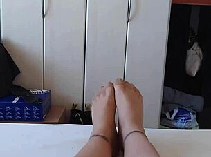 feet in pantyhose desperately seek a devoted lover's touch