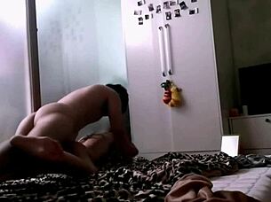 homemade asian couple sex tape caught on camera