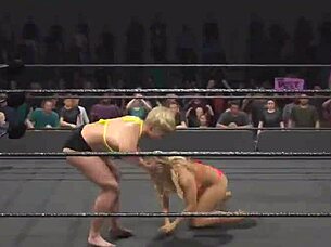 Natalya Dominated Hard in Bikini Clash!