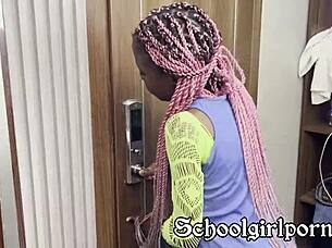 i slam horny girl next door vera's wet pussy doggystyle 😈🍑💦 group lick fest