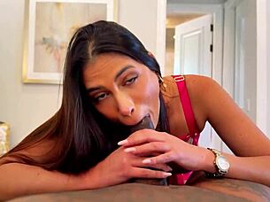 Petite Latina Baby Nicols' tight pussy stretched wide by Jason Luv's massive BBC