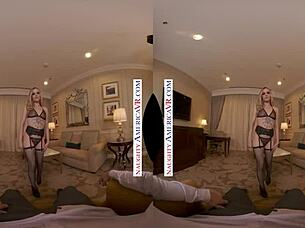 imagine this naughty petite blonde anna claire clouds riding you hard in vr