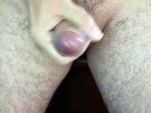bedroom cleanup turns into hot solo jerkoff session