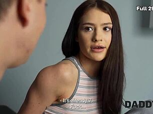 daddy4k skinny army girl tight pussy r&r fuck