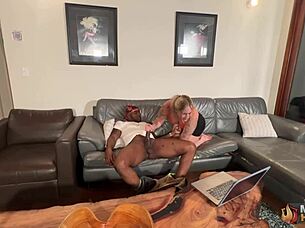 Busty subgirl's twat slammed and jizzed by huge cock!