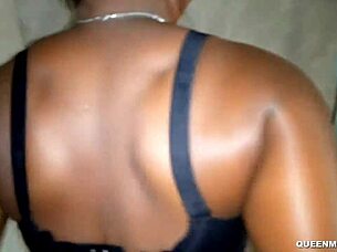 Village queen bikes over for horny ebony doggy