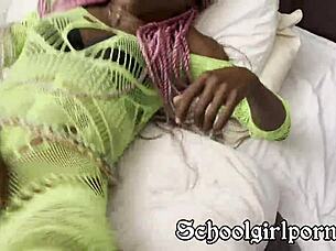 i slam horny girl next door vera's wet pussy doggystyle 😈🍑💦 group lick fest