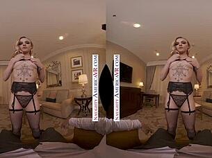 imagine this naughty petite blonde anna claire clouds riding you hard in vr