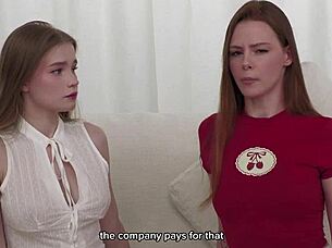 young casting students sweetie fox, diana rider, arinafox try wet pussy play.