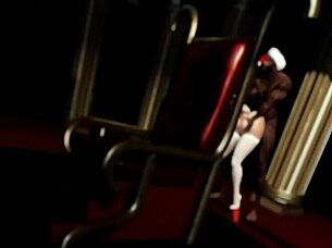 Wow, Black Santa pounds freaky big ass!