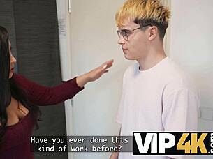 vip4k hairy milf spanked hard before deep anal pounding