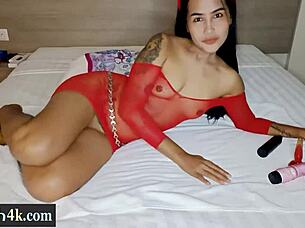 Lily Koh Horny Asian Teen Slut Poses Fucks Big Ass Solo