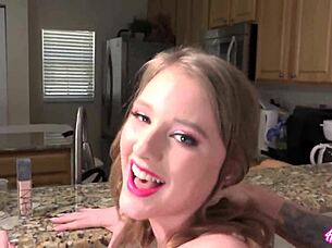 Kyle mason throat-fucks melody while tyler rams her ass deep