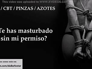 extreme joi cbt with pinches whips and slave humiliation