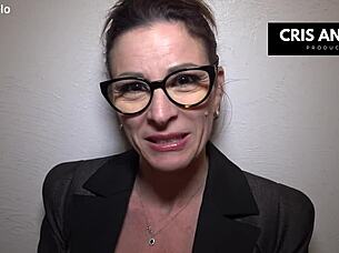 kyara nyx and cris angelo get steamy with piss play right after work shift