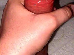 i handstroke my dildo till it throbs hard