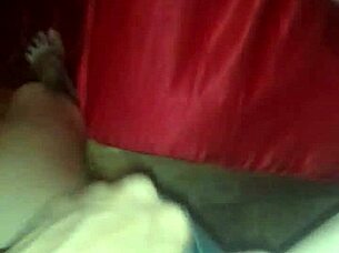 that skinny brunette locks door rubs pussy in shorts to orgasm