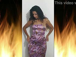 exclusive homemade latina housewife flashing juicy shaved pussy up close