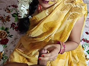 Devar tricks bhabhi into all-night Hindi moaning fuckfest