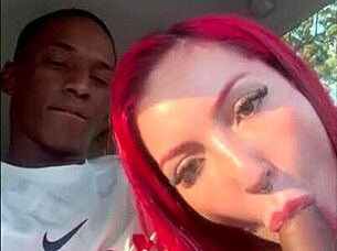 Eyes on road, mouth on tasty cock till creamy load