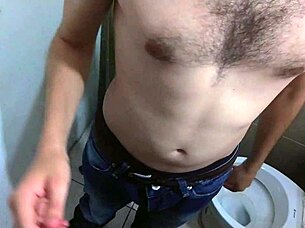 Skinny Korean Solo Teases Monster Cock Masturbation