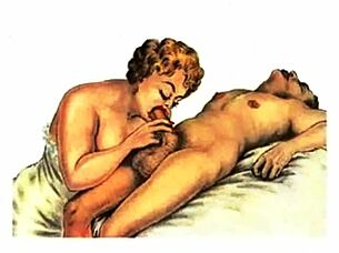 wow check out these vintage erotic retro drawings!