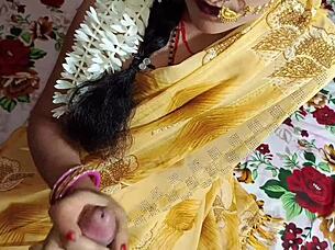 Devar tricks bhabhi into all-night Hindi moaning fuckfest