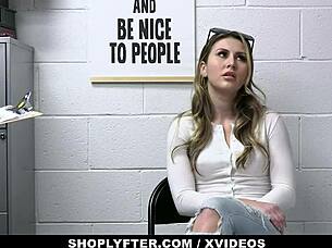 Curvy Shoplifter Paige Owens Punished By Officer Cock!