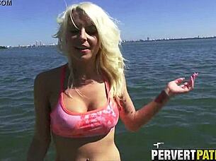 imagine spying this big tit blonde getting pounded outdoors in hidden pov
