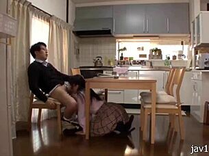 Asian milf boss gets fucked hard in house jav style