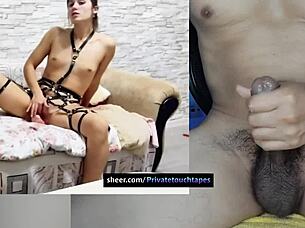 unsatisfied curvy wife fingers her wet pussy seductively solo